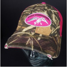 Duck Commander Mesh Back Cap Hat Camo & Pink Factory Distressed  eb-81614849